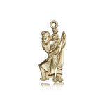 St. Christopher Medal, 14 Karat Gold - 14 KT Yellow Gold