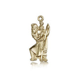 St. Christopher Medal, 14 Karat Gold - 14 KT Yellow Gold