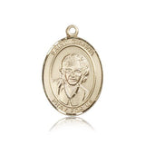 St. Gianna Medal, 14 Karat Gold, Large - 14 KT Yellow Gold
