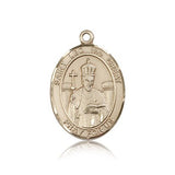 St. Leo the Great Medal, 14 Karat Gold, Large - 14 KT Yellow Gold