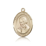 St. Luigi Orione Medal, 14 Karat Gold, Large - 14 KT Yellow Gold