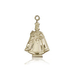 Infant Figure Medal, 14 Karat Gold - 14 KT Yellow Gold
