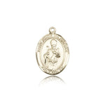 St. Simon Medal, 14 Karat Gold, Medium - 14 KT Yellow Gold