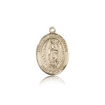 Our Lady of Guadalupe Medal, 14 Karat Gold, Medium - 14 KT Yellow Gold