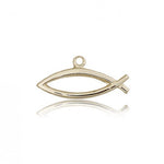 Fish Medal, 14 Karat Gold - 14 KT Yellow Gold