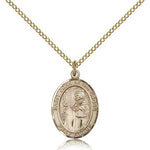 St. John of the Cross Medal, Gold Filled, Medium - Gold-tone