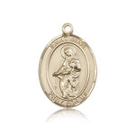 St. Jane of Valois Medal, 14 Karat Gold, Large - 14 KT Yellow Gold
