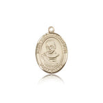 St. Maximilian Kolbe Medal, 14 Karat Gold, Medium - 14 KT Yellow Gold