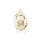 Graduate Medal, 14 Karat Gold - 14 KT Yellow Gold