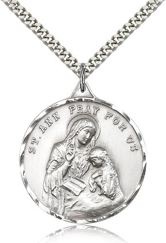 St. Ann Medal, Sterling Silver