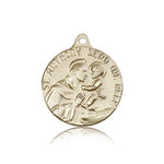 St. Anthony Medal, 14 Karat Gold - 14 KT Yellow Gold