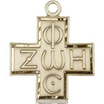 Light and Life Cross Pendant, 14 Karat Gold - 14 KT Yellow Gold