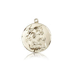 Holy Family Medal, 14 Karat Gold - 14 KT Yellow Gold