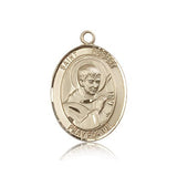 St. Robert Bellarmine Medal, 14 Karat Gold, Large - 14 KT Yellow Gold