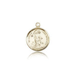 Guardian Angel Medal, 14 Karat Gold - 14 KT Yellow Gold
