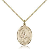 St. Remigius of Reims Medal, Gold Filled, Medium - Gold-tone