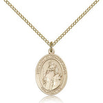 Our Lady of Consolation Medal, Gold Filled, Medium - Gold-tone