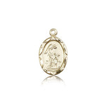 Guardian Angel Medal, 14 Karat Gold - 14 KT Yellow Gold