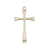 Maltese Cross Pendant, 14 Karat Gold - 14 KT Yellow Gold