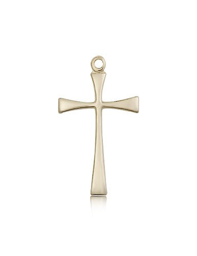 Maltese Cross Pendant, 14 Karat Gold - 14 KT Yellow Gold
