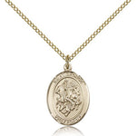 St. George Medal, Gold Filled, Medium - Gold-tone