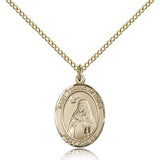 St. Teresa of Avila Medal, Gold Filled, Medium - Gold-tone