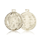 St. Benedict Medal, 14 Karat Gold - 14 KT Yellow Gold