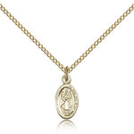St. Christopher Medal, Gold Filled - Gold-tone