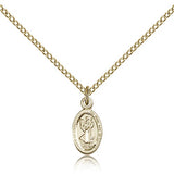 St. Christopher Medal, Gold Filled - Gold-tone