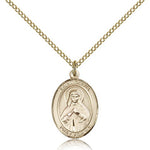 St. Olivia Medal, Gold Filled, Medium - Gold-tone