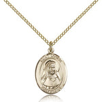 St. Louise De Marillac Medal, Gold Filled, Medium - Gold-tone