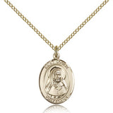 St. Louise De Marillac Medal, Gold Filled, Medium - Gold-tone