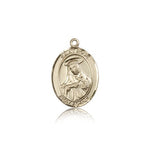 St. Rose of Lima Medal, 14 Karat Gold, Medium - 14 KT Yellow Gold