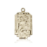 St. Christopher Medal, 14 Karat Gold - 14 KT Yellow Gold
