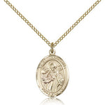 St. Januarius Medal, Gold Filled, Medium - Gold-tone