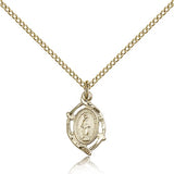 Miraculous Medal, Gold Filled - Gold-tone