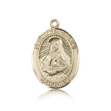 St. Frances Cabrini Medal, 14 Karat Gold, Large - 14 KT Yellow Gold