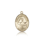 St. Katharine Drexel Medal, 14 Karat Gold, Medium - 14 KT Yellow Gold