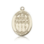 St. Cecilia Choir Medal, 14 Karat Gold, Large - 14 KT Yellow Gold