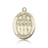 St. Cecilia Choir Medal, 14 Karat Gold, Large - 14 KT Yellow Gold