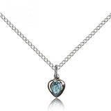 Miraculous Medal, Sterling Silver - 18&quot; 1.2mm Sterling Silver Chain + Clasp