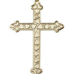 Cross Pendant, 14 Karat Gold - 14 KT Yellow Gold