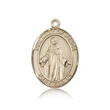 Our Lady of Peace Medal, 14 Karat Gold, Large - 14 KT Yellow Gold