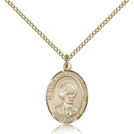St. Louis Marie De Montfort Medal, Gold Filled, Medium - Gold-tone