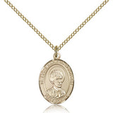 St. Louis Marie De Montfort Medal, Gold Filled, Medium - Gold-tone