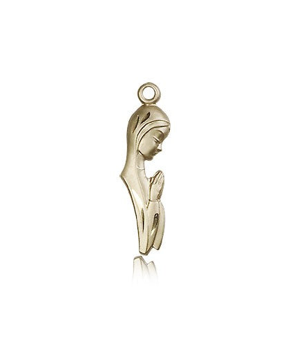 Madonna Medal, 14 Karat Gold - 14 KT Yellow Gold