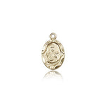 St. Theresa Medal, 14 Karat Gold - 14 KT Yellow Gold