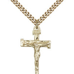 Nail Crucifix Pendant, Gold Filled - Gold-tone