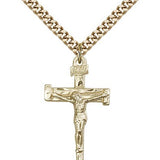 Nail Crucifix Pendant, Gold Filled - Gold-tone