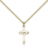 Cross Pendant, Gold Filled - Gold-tone